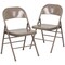 Emma and Oliver 2 Pack Home & Office Portable Party Events Steel Metal Folding Chair